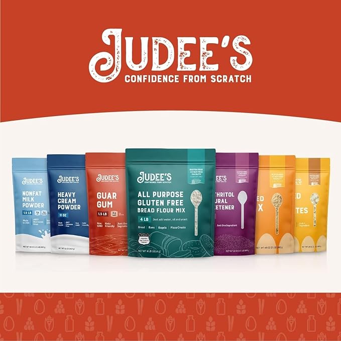 Judee’s Unmodified Potato Starch 4 lb - Just One Ingredient - Great for Breading, Thickening