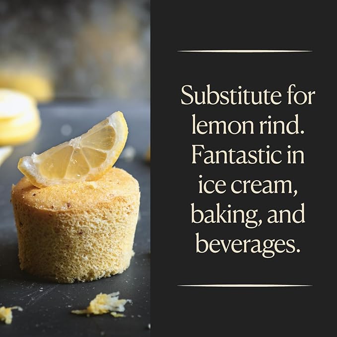 Cook's Pure Lemon Extract, Premium Quality, Cold Pressed Lemon, Sugar Free, Gluten Free, Allergen
