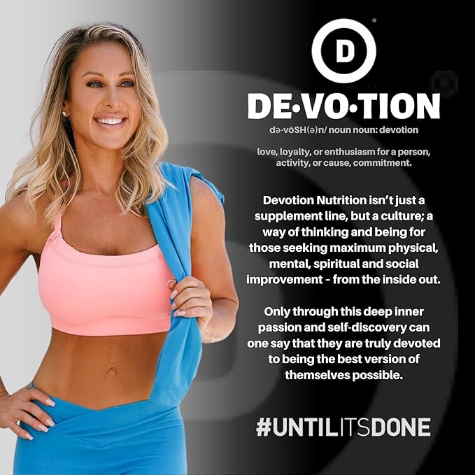 Devotion Nutrition Protein Powder Blend | Gluten Free, Keto Friendly, No Added Sugars | 1g MCT |