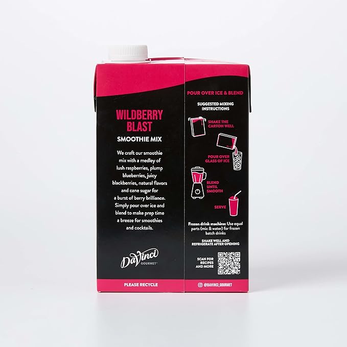 DaVinci Gourmet Wildberry Blast Smoothie, 48 Fluid Ounces (Pack of 1)