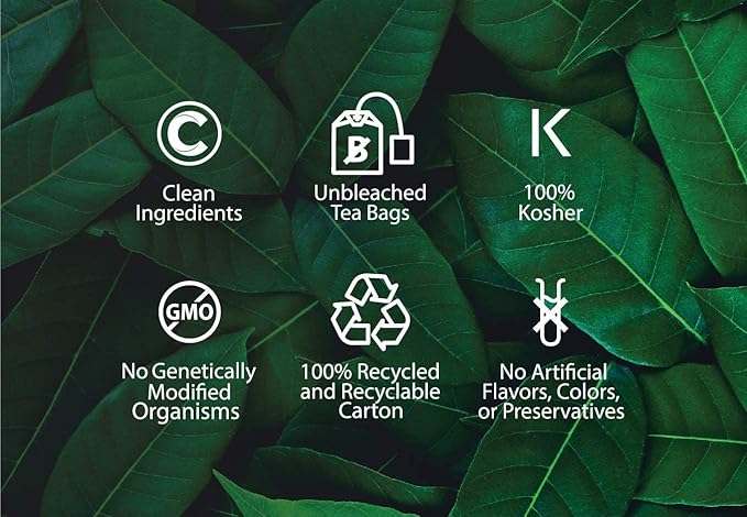 Buddha Teas - Organic Raspberry Leaf Tea - Herbal Tea - For Health & Wellbeing - With Vitamins