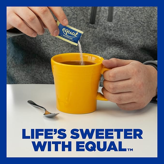 EQUAL Yellow Zero Calorie Sweetener, Sucralose Sugar Substitute, Zero Calorie Sugar Alternative