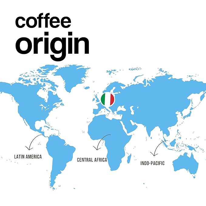 Dongiò Caffè Napoli Blend - Whole Bean Coffee, Dark Espresso Roast, Premium Coffee Quality, 2.2