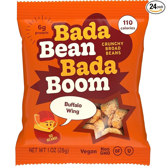 Enlightened Bada Bean Bada Boom - Plant-Based Protein, Gluten Free, Vegan, Crunchy Roasted Broad