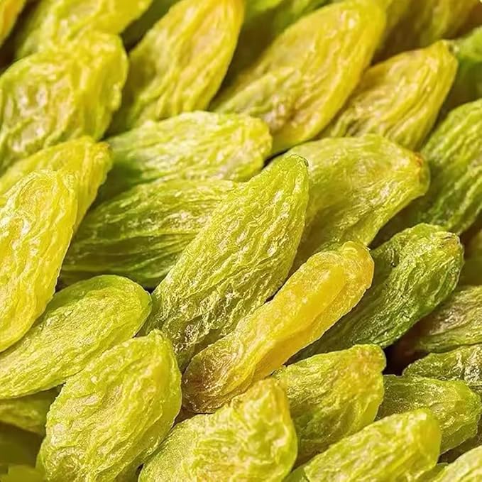 Green Raisins,Premium Seedless Dried,No Added Sugar,Jumbo Seedless Raisins Great Snacks