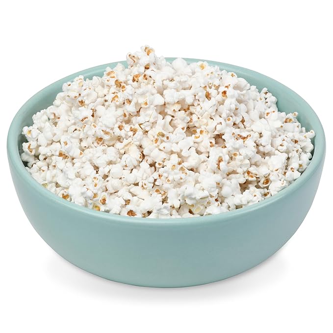 Princeton Popcorn White Butterfly Hulless Popcorn Kernels - Easy-Eating, Baby Small Tender Popping