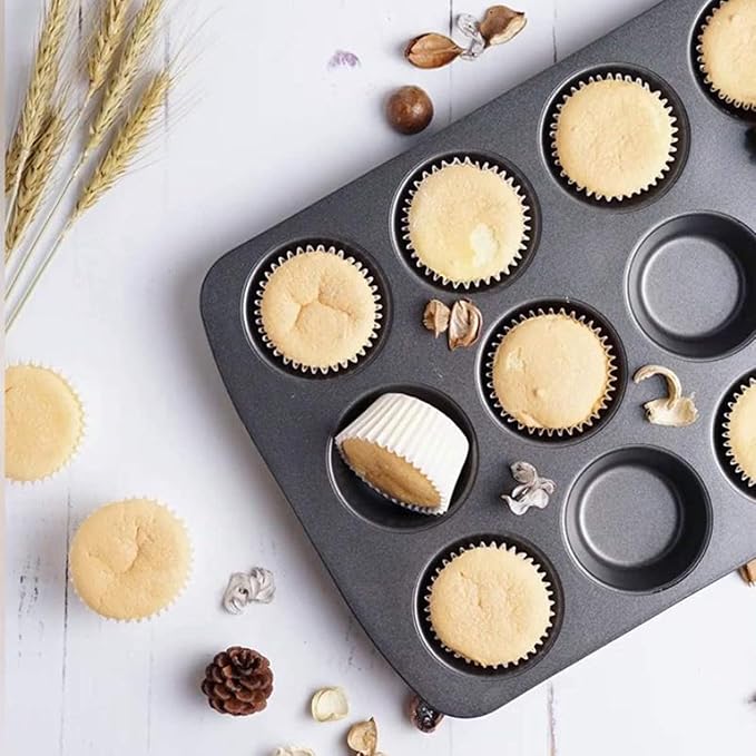 Tosnail 2000 Packs Standard Cupcake Liners Muffin Liner Muffin Wrappers Food Grade & Grease-Proof