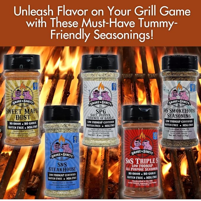 Smoke n Sanity SnS Beyond Italian Seasoning | Monash Certified Low FODMAP | Gluten Free | Certified