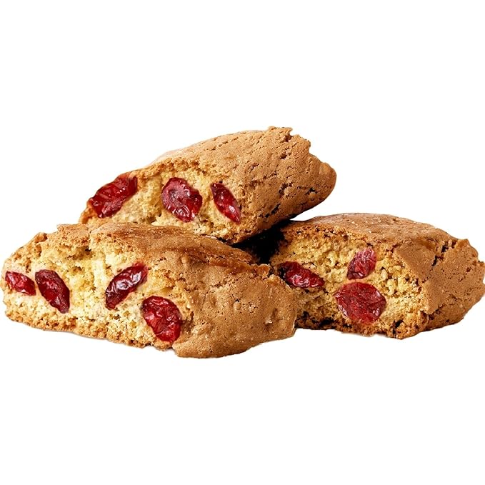 L'Oro Del Sud Cranberry Biscotti, Cantuccini d'Abruzzo, Italian Cookies Madewith Real Quality