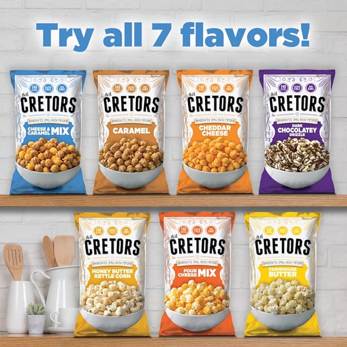 G.H. Cretors??Gourmet Caramel Corn Popcorn ??Irresistible Cheese & Rich Caramel Flavor in