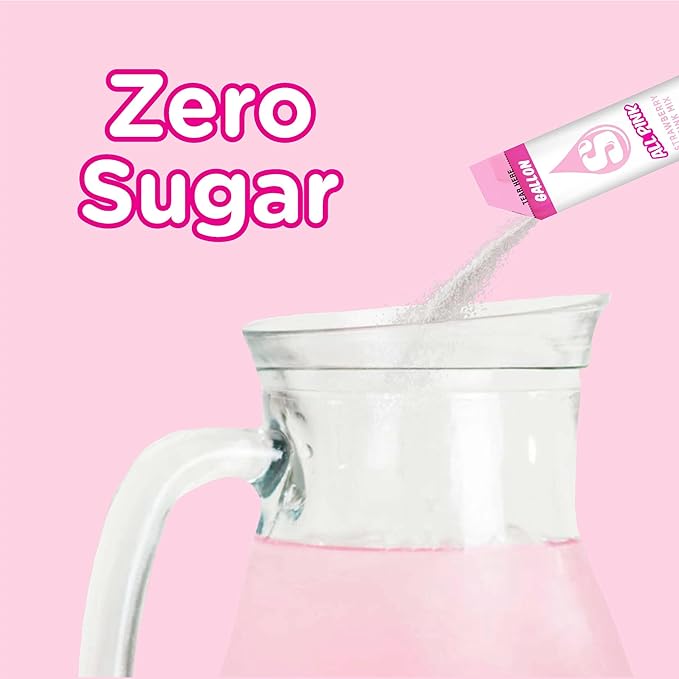 Starburst Gallons To Go Powdered Drink Mix, 8-Count Box (6 Pack), All Pink Strawberry - Low Calorie