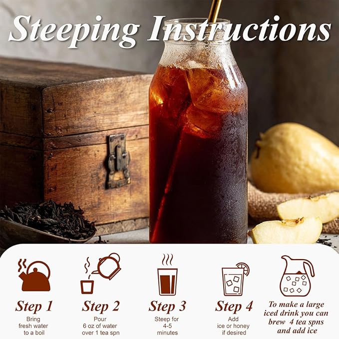 WT WEETEE Emperor's Pu-erh Tea, 228g Puerh Loose Leaf Tea, Aged Fermented Chinese Yunnan Dark Tea