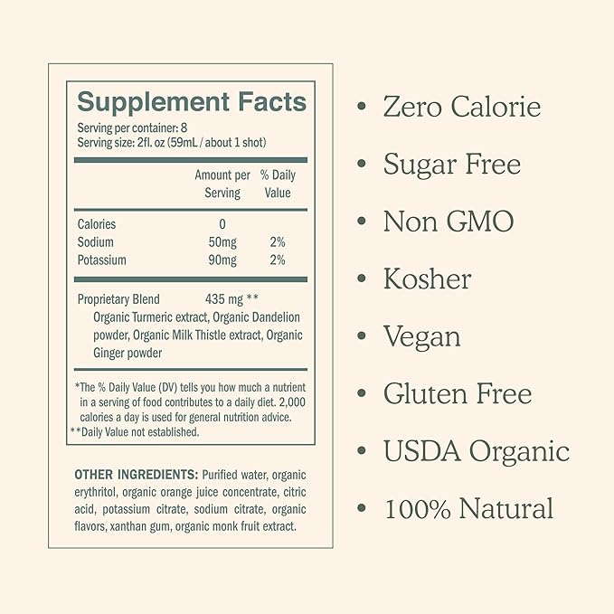 for Your Liver Cleanse Detox & Repair, Organic Milk Thistle Supplement with Turmeric, Dandelion