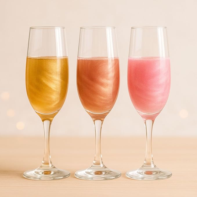 Rose Gold Metallic Edible Paint for Baking ??Food Grade Edible Gold Dust Drink Glitter for Shimmer