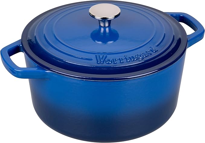 Enameled Cast Iron Dutch Oven Pot with Lid, for Bread Baking, Round Bread Oven- include Sourdough