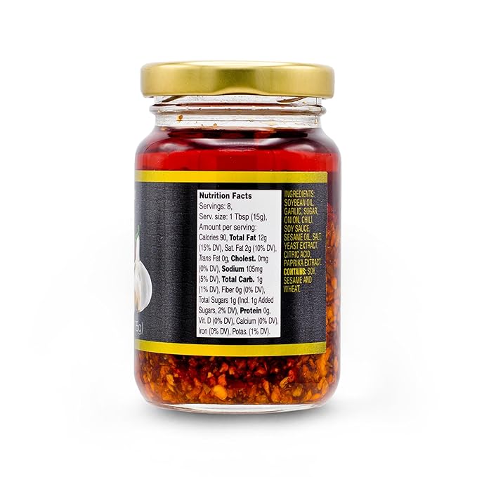 Polar Crunchy Garlic Chili Sauce 4.03oz (Pack of 1), Extra Crispy Chili Oil, Savory Umami Topping