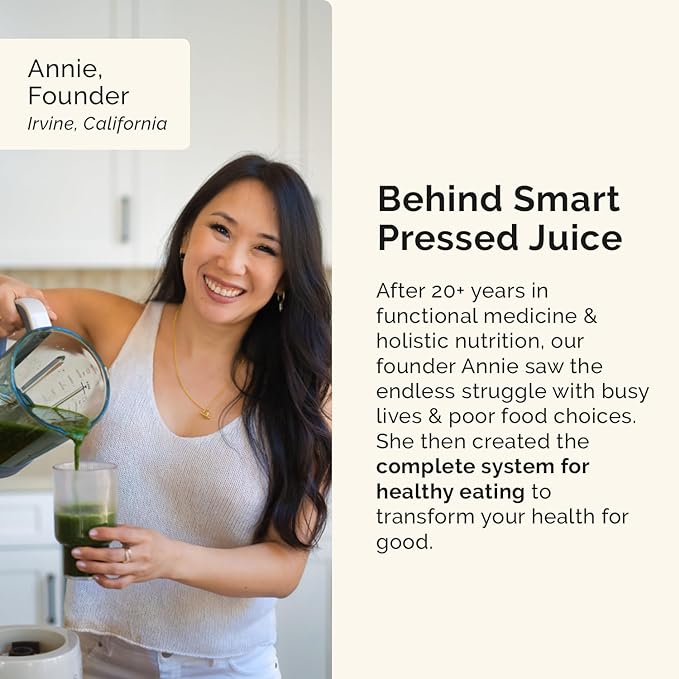SMART Pressed Juice Pineapple Chia Cleanse | Prebiotic Superfood Plant Based Fiber with Vegan