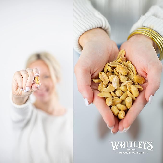 Whitley?셲 Salted Virginia Peanuts ??Super Extra Large 'Home Cooked' Virginia Peanuts (2 x 40 Ounce