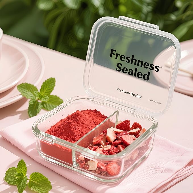 Freeze-Dried Strawberry Powder 3.5oz (100g) - 100% Strawberry Fruit Powder, No Sugar Added, Perfect