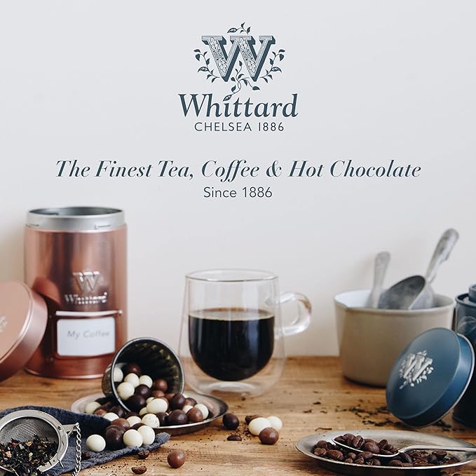 Whittard of Chelsea - Salted Caramel Flavor Hot Chocolate - Milk Chocolate Mix, Vegetarian, Vegan