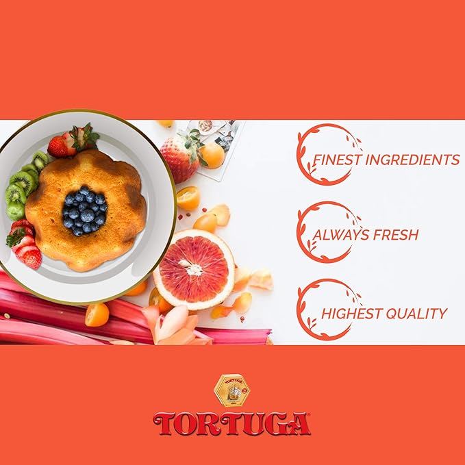 TORTUGA Caribbean Taste of Florida Orange Rum Cake - 16 oz Rum Cake - The Perfect Premium Gourmet