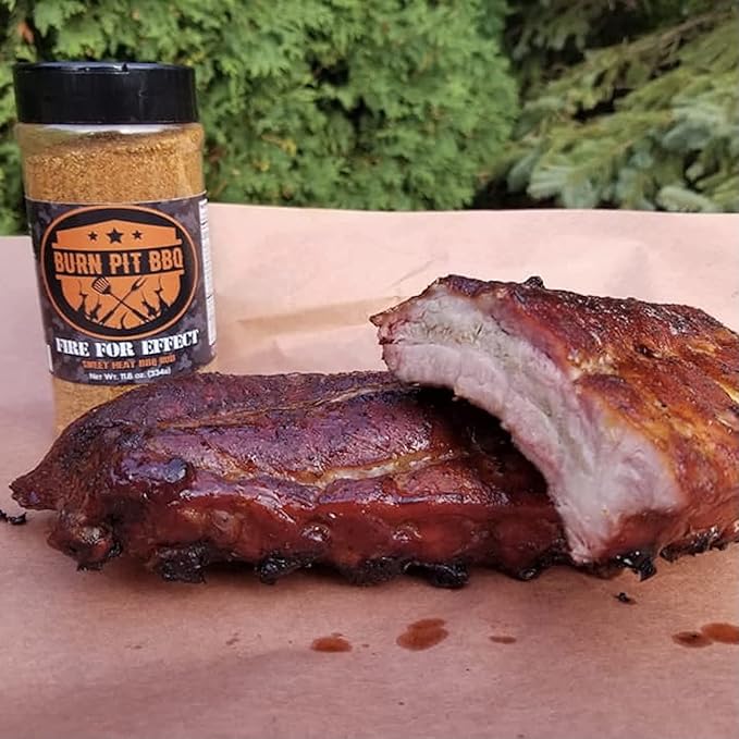 Burn Pit BBQ Seasoning – Fire for Effect Barbecue Seasoning – Sweet Heat Hot BBQ Rub – Natural and