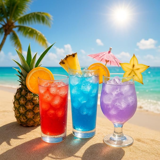 Wyler's Light Island Punch Singles to Go, Variety Pack, Fruity Red Punch, Purple Berry Wave, Berry