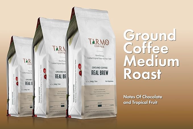 TARMO - REAL BREW | Low Acid 100% ARABICA Ground Coffee | Specialty Vietnamese Coffee | Single