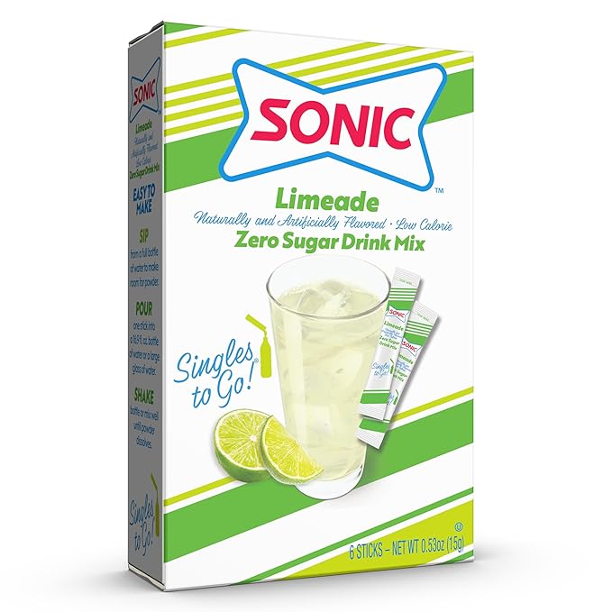 Sonic Singles To Go Powdered Drink Mix (Limeade)