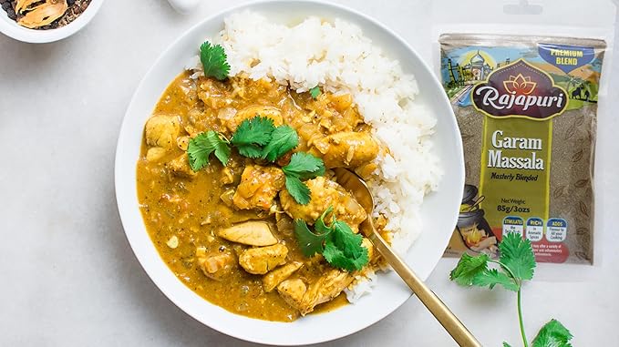 Rajapuri Mixed Spices - Garam Masala - 85g / 3 Ounce | Adds Warmth And Depth To Your Curry Creation