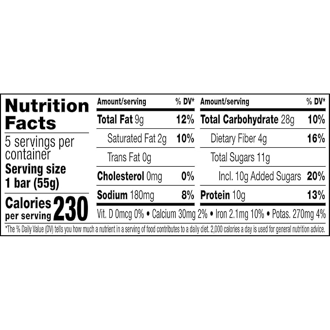 RXBAR Nut Butter and Oat Protein Bars, Protein Snacks, Snack Bars, Dark Chocolate Peanut Butter (6