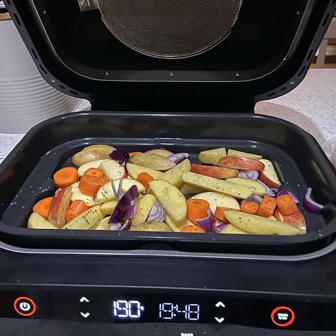 Grill Plate & Air Fryer Liners for Ninja FG551 Foodi Smart XL 6-in-1 Indoor Grill, Disposable