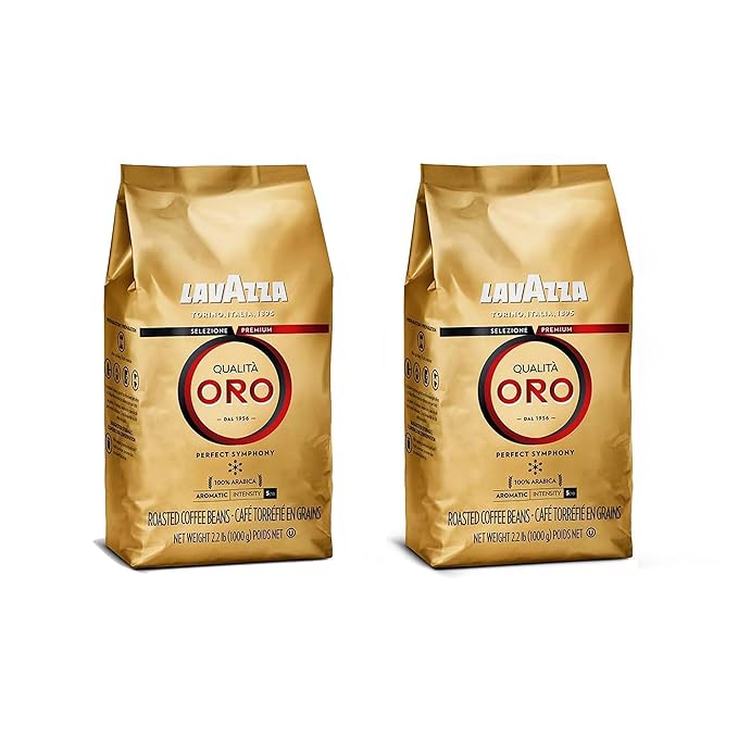Lavazza Qualita Oro Italian Coffee Whole Beans 2lb Pack Of 2