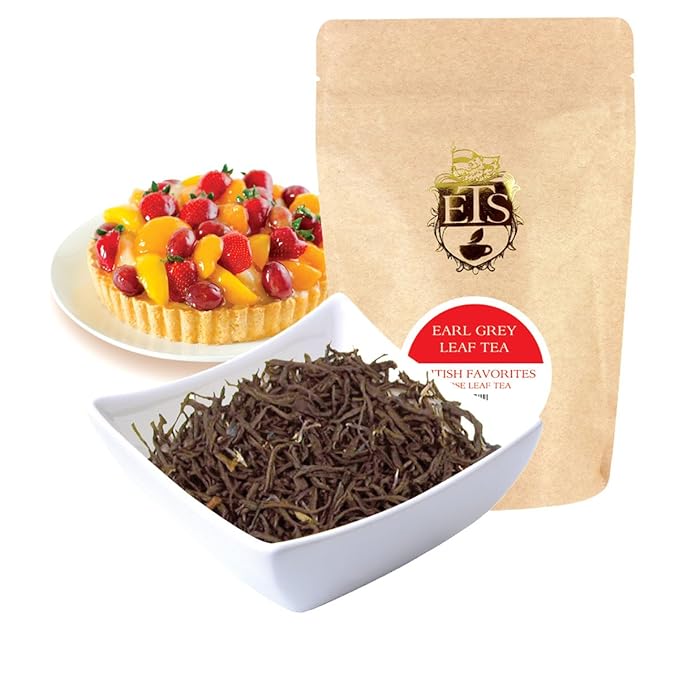 Earl Grey Tea | Loose Leaf Black Tea with Bergamot | Aromatic Blend of Chinese and Indian Teas |
