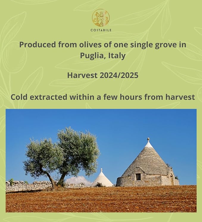 Herbed Olive Oil - Extra Virgin Tuscan Herb Olive Oil from Italy - Perfect for Infused