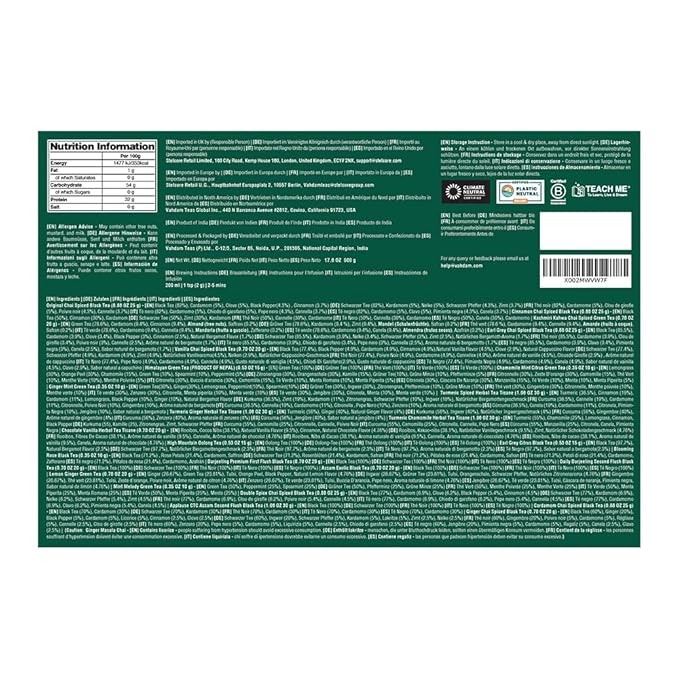 VAHDAM, Advent Calendar 2025 | 24 Unique Loose Leaf Tea - Exclusive Holiday Tea Gift Set |