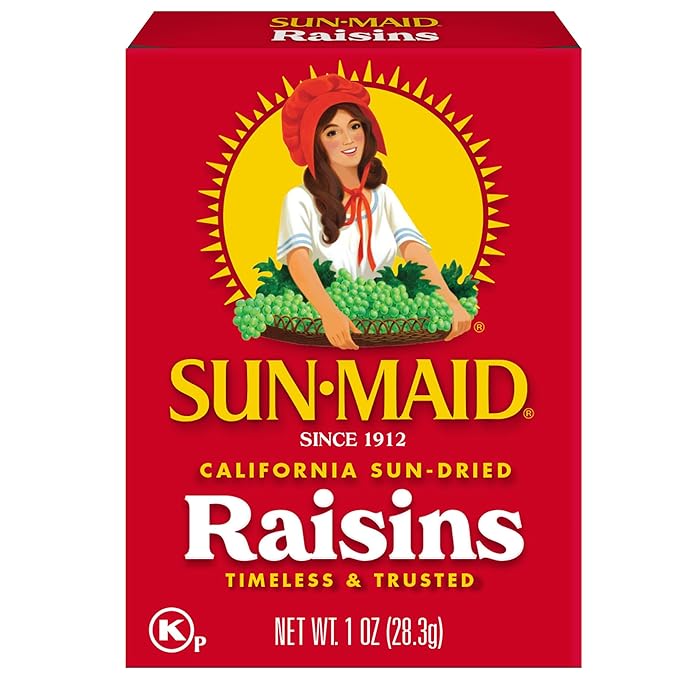 Sun-Maid California Sun-Dried Raisins - (6 Pack) 1 oz Snack-Size Box - Dried Fruit Snack - For