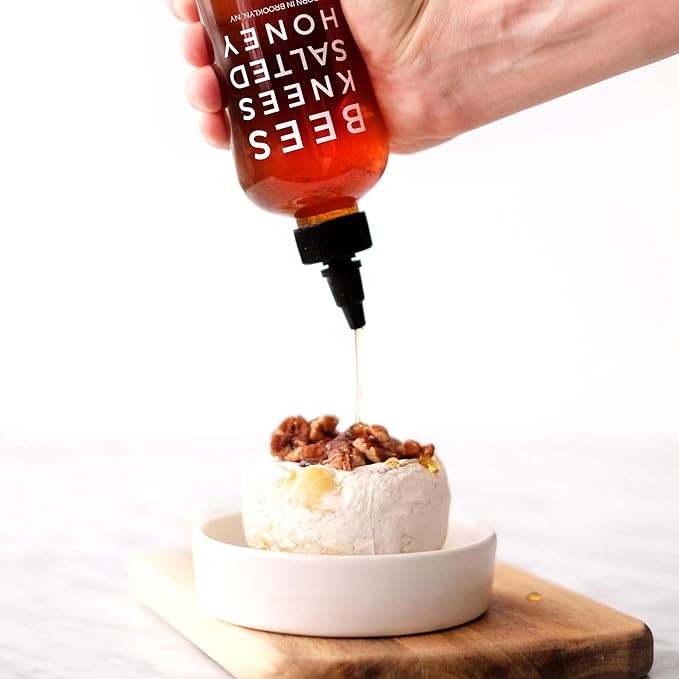 Bushwick Kitchen Bees Knees Honey Sampler Gift Box, Set Includes Spicy Honey, Meyer Lemon Honey