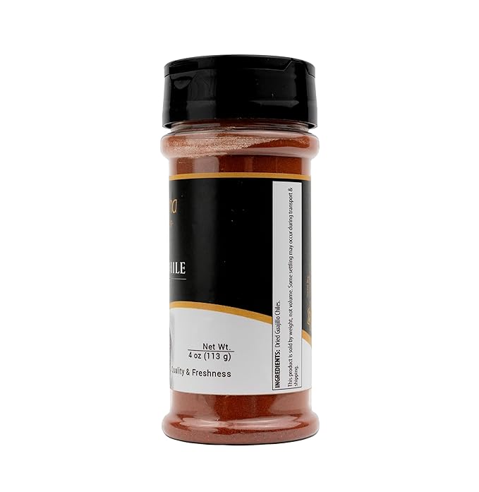 GranAroma Guajillo Chile Powder, Mexican Cuisine, Soups & Sauces (4 Ounce)