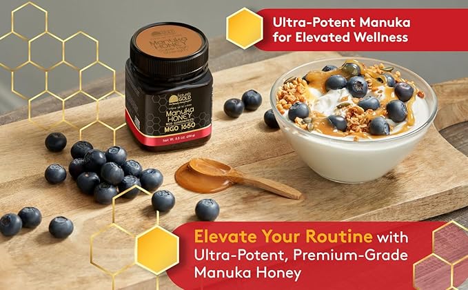 Nature’s Gold Raw Manuka Honey, Certified High MGO | Authentic MGO, 100% Pure Genuine Traceable