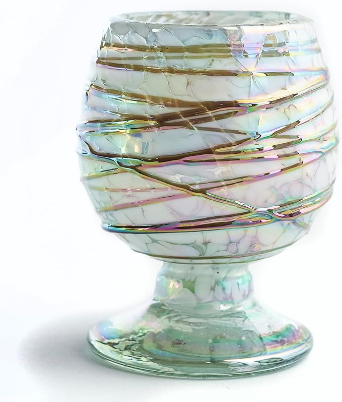 Authentic Mexican Tequila Hand Blown Shot Glasses - Set of 4-2 oz - Mini Glass Snifters - Heavy