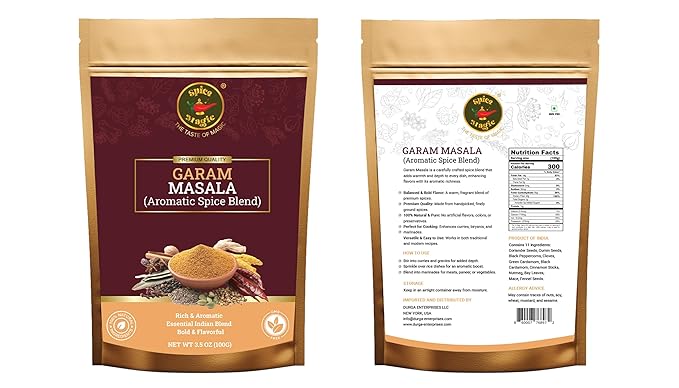 Spice Magic Garam Masala Powder 3.5oz (100g) | Indian Spice Blend | 100% All-Natural, Salt-Free