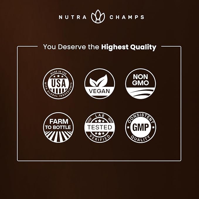 NutraChamps Organic Mushroom Powder - 10-in-1 Complex - Mushroom Supplement Powder Blend for
