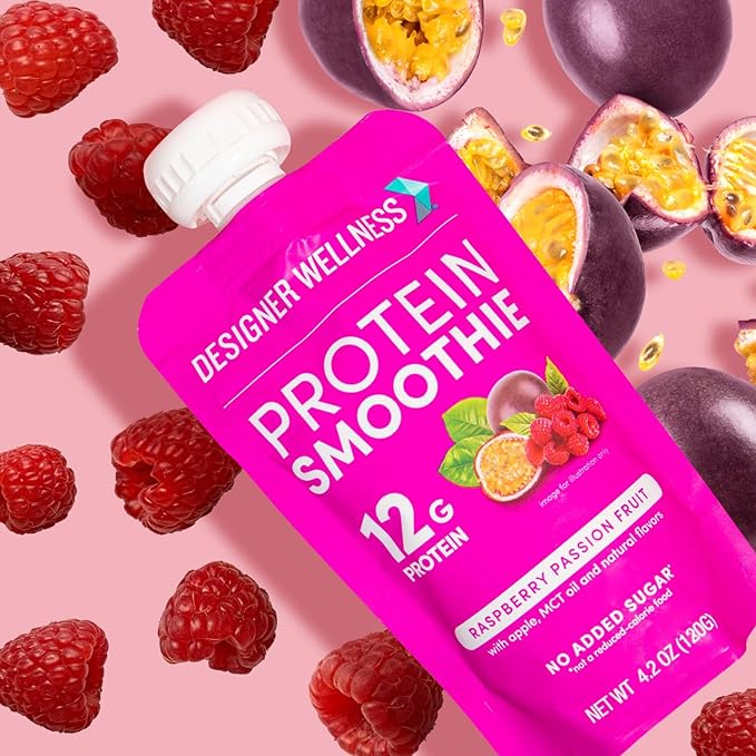 Designer Wellness Protein Smoothie, Real Fruit, 12g Protein, Low Carb, Zero Added Sugar
