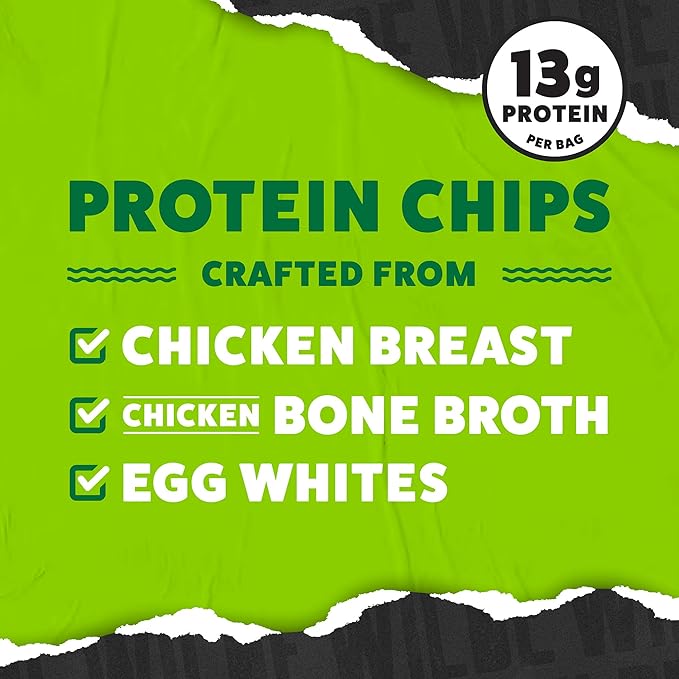 WILDE Protein Chips Variety Pack, High Protein Snacks for Adults, Keto Chips, Gluten Free, Low Carb