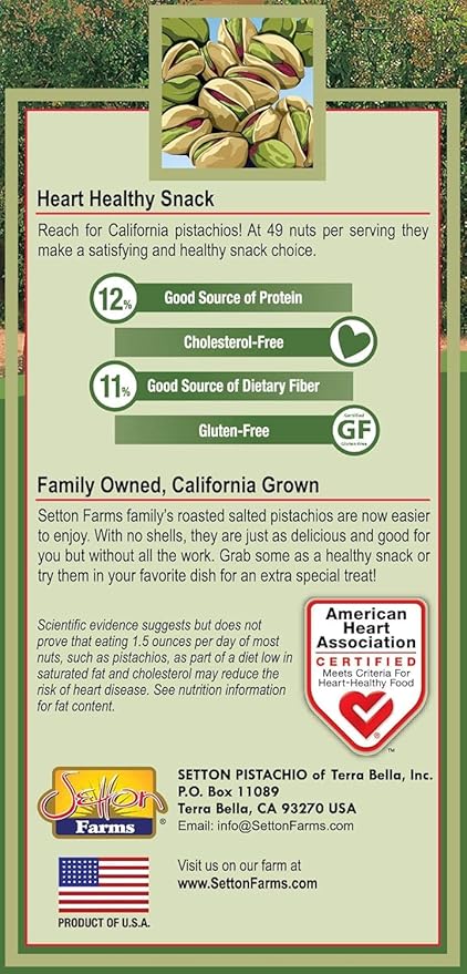 Pistachios Raw In-Shell 1 lb Bag (16 oz)