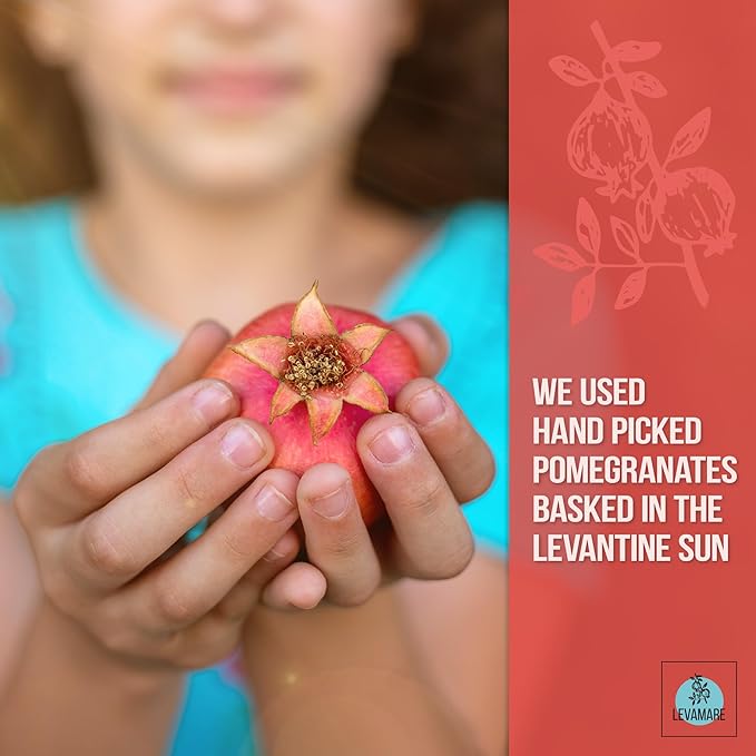 Levamare Pomegranate Molasses, 12 oz (Pack of 1) | No Added Sugar, No Additives | 100% Natural