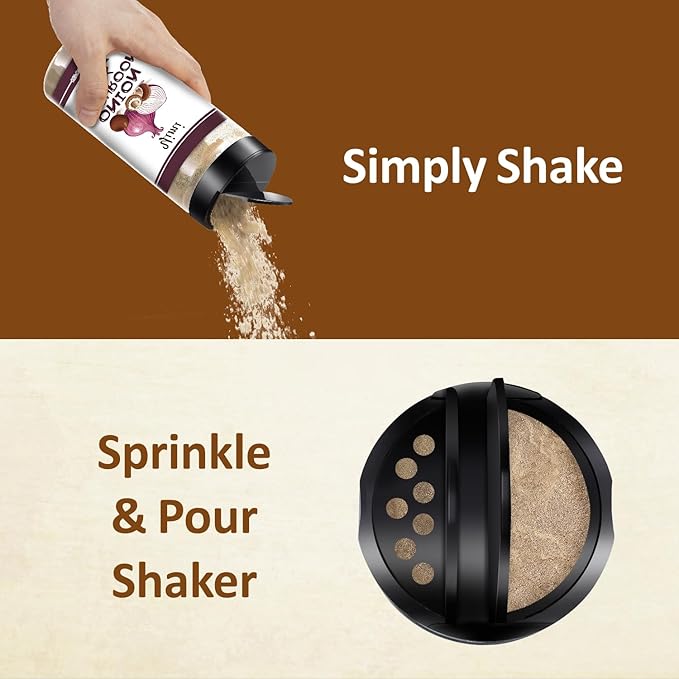 Yimi Onion and Mushroom Seasoning Mix, Umami Flavor, Finely Ground Powder for Soups, Stews, and