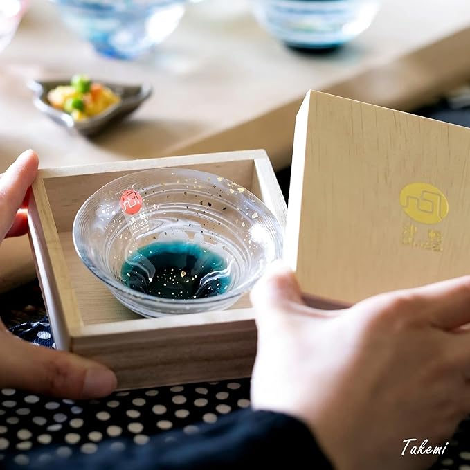 Japanese sake glass Handcrafted Mini Glass Set Elegant Japanese Sake Cups Perfect for Any Occasion