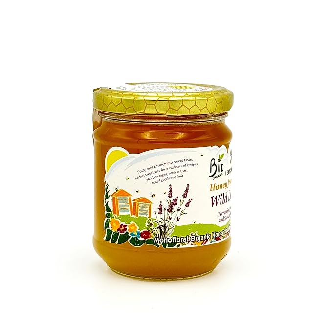 Wild Lavender Organic Raw Honey from Wild Lavender Flowers, Artisanal Fruity and Harmonious Sweet